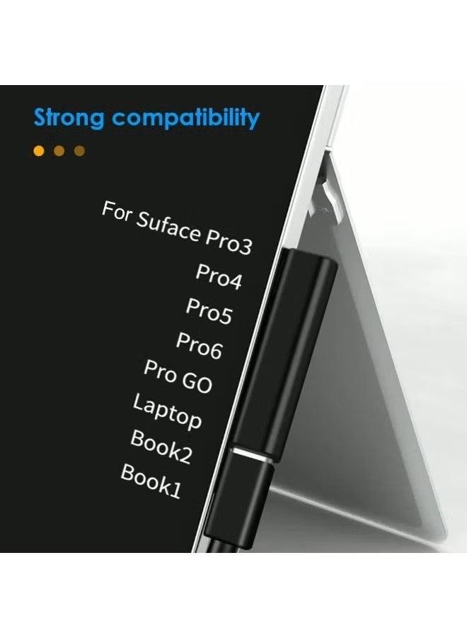 مزود طاقة USB C لشحن سريع بقوة 65 وات PD لجهاز Microsoft Surface Pro X 8 7 6 5 4 3 Go Book، شاحن محول لجهاز Microsoft Surface - Image 4